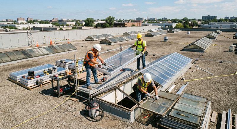 Commercial Skylight Renovation in Redmond, WA