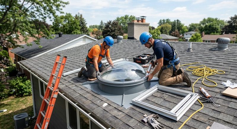 Dome Skylight Replacement in Bellevue, WA