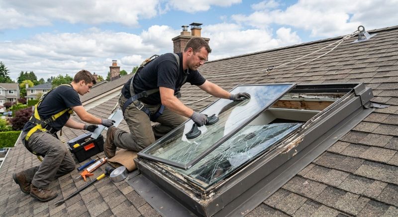 Skylight Glass Repair in Puyallup, WA